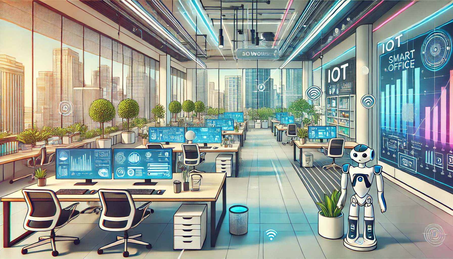 Kantor pintar IoT Alt text